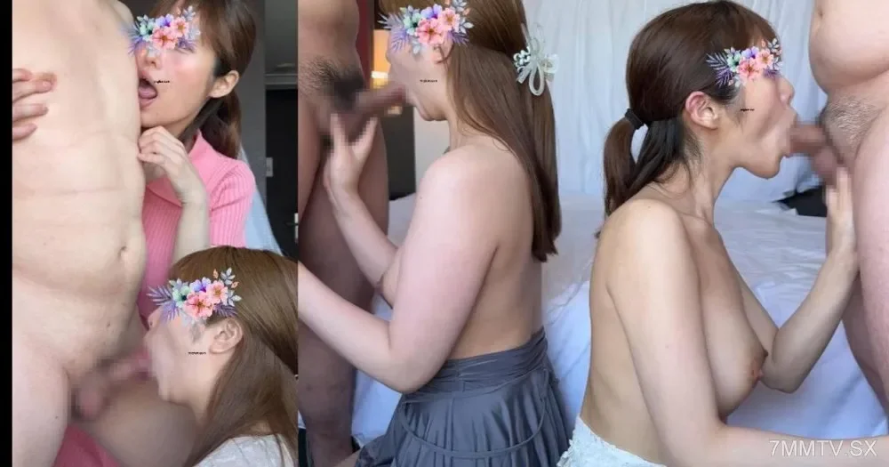 [FC2-PPV 4870272] Uncensored Amateur Encounter: Reverse Threesome Oral Pleasure with Stunning Beauty